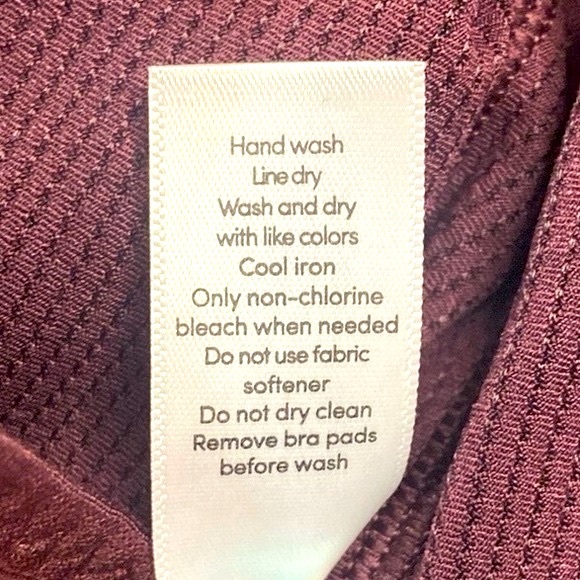 Athleta Purple Wine High-Neck Bra Top, Size Medium - Picture 9 of 13